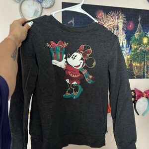 Girls size 12 Disney Christmas sweatshirt